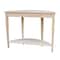 International Concepts Rectangle Half Moon Console Table, 42 W, 16 L, 31 in H, Wood, Unfinished OT-1643HD - alternate 8